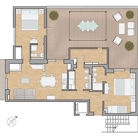 Apartment Vatican Luxury With Terrace - 7 People Rome